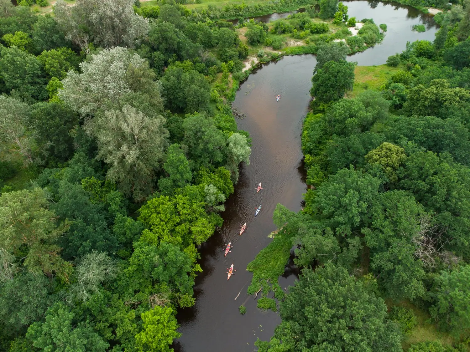 Spływy kajakowe Bystrzycą - mapy i wypożyczalnie